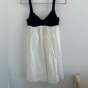 RVCA Black & White Cotton Dress